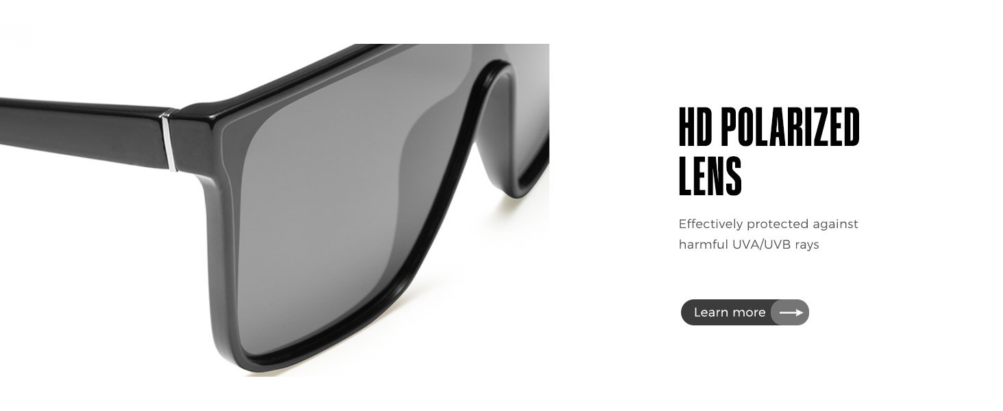 HD Lens protected against harmful UVA/UVB rays