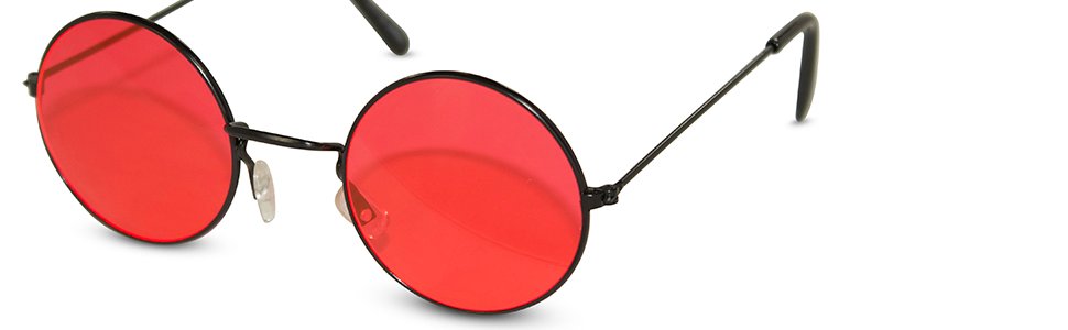 red lennon sunglasses