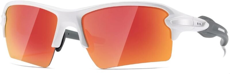 CEREMONYT Sunglasses Wraparound Polarized Sunglasses Men Womens Trendy Retro Sports Rectangular Wrap Around Vintage Shot Shield