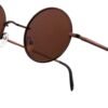 CEREMONYT Sunglasses Round Vintage Small Round Polarized Hippie Sunglasses for Men Women Circle Sun Glasses NP1002