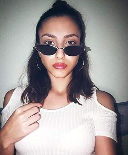 CEREMONYT Sunglasses Cat Eye Fashion Designer Sunglasses  Small Petals Shape Arc Temple Design B2298