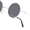 CEREMONYT Sunglasses Round Vintage Small Round Polarized Hippie Sunglasses for Men Women Circle Sun Glasses NP1002
