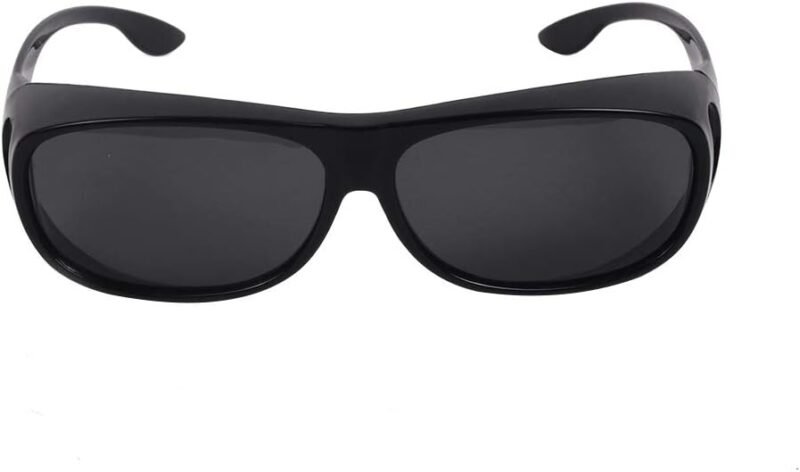 CEREMONYT Sunglasses Wraparound Night Day Driving Wrap Around Prescription Glasses Anti Glare Sunglasses with Polarized Lens for Man and Women