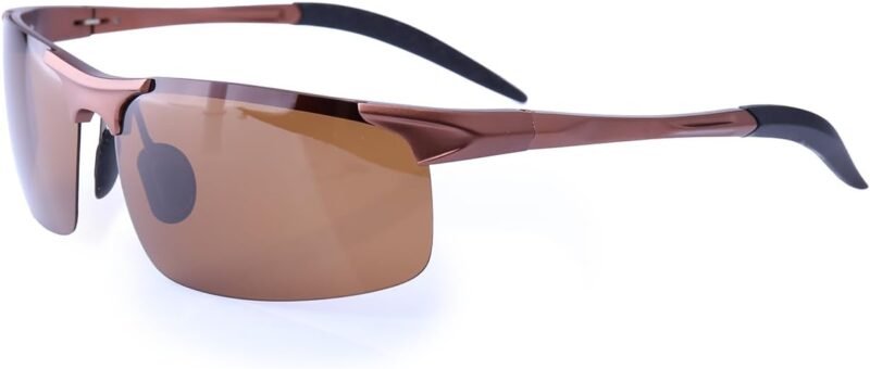 CEREMONYT Sunglasses Cat EyeMens Sports Polarized Sunglasses UV Protection Sunglasses for Men Driving Fishing Golf UV400 Protection