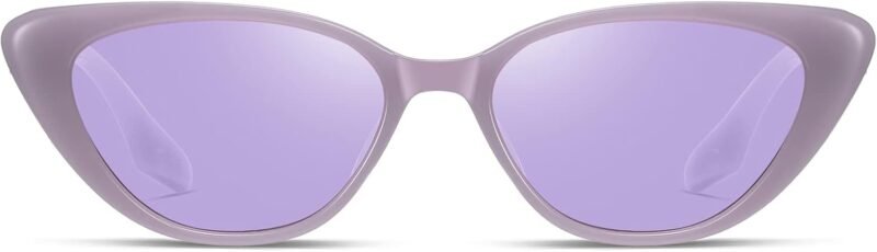 CEREMONYT Sunglasses Cat Eye Vintage Narrow Cat Eye Sunglasses for Women Men 90s Small Chic Style Trendy Sunnies UV400 Protection