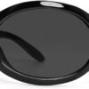 CEREMONYT Sunglasses Oversized Oval Fashion Sunglasses for Women Men Wrap Around Classic Oval Black Sun Glasses Ladies Shades