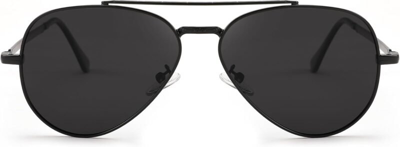 CEREMONYT Sunglasses  Womens,  Polarized Men, Classic Metal Frame Pilot Shades B9113