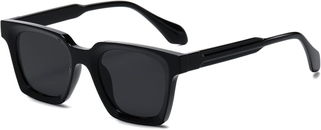 CEREMONYT Sunglasses Square  Classic Square Sunglasses for Men Women Fashion Square Sun Glasses Trendy Designer Style Shades