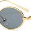 512d3B9YlCS._AC_SL1500 CEREMONYT Sunglasses Oval Vintage Small Round Sunglasses OvalSlender Metal Frame Candy Colors B2422