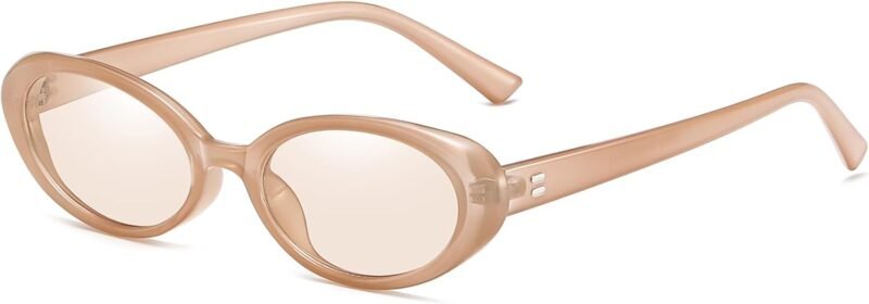 5140xXKIDsL._AC_SL1500 CEREMONYT Sunglasses Oval Sunglasses for Women Men Fashion Small Oval Sunglasses 90s Vintage Shades