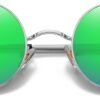 CEREMONYT Sunglasses Round  Small Round Sunglasses Polarized for Men Women Retro Vintage Circle Hippie Sun Glasses UV400
