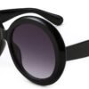 CEREMONYT Sunglasses Round Retro Oversized Round Sunglasses Women & Men, 70s 80s Fashion Trendy Big Shades K7155