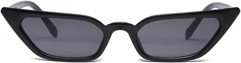 CEREMONYT Sunglasses Cat Eye Small Cat Eye Sunglasses for Men and Women Skinny  Frame Y2K Shades Trendy Fun Fashion Glasses