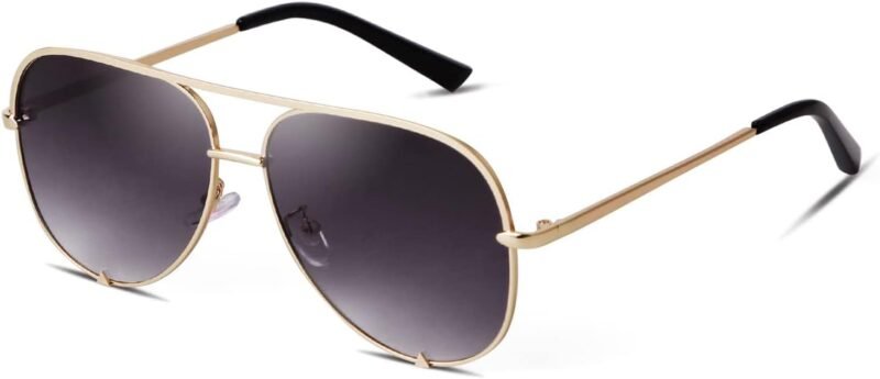 CEREMONYT Sunglasses Oversized  Sunglasses for Women Men Trendy Retro Bulk Shade Black Faded Sun Glasses Classic UV Protection