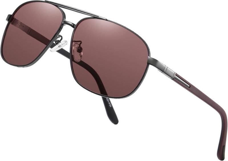 CEREMONYT Sunglasses Polarized  Sunglasses for Men Classic Sunglasses, UV400 Protection Mirror Lens, Fashion Vintage