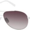 CEREMONYT Sunglasses Women’s J106 Iconic Metal  Pilot Sunglasses with Uv400 Protection. Glam Gifts for Her, 60 Mm