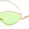 CEREMONYT Sunglasses Cat Eye Fashion Designer Sunglasses  Small Petals Shape Arc Temple Design B2298