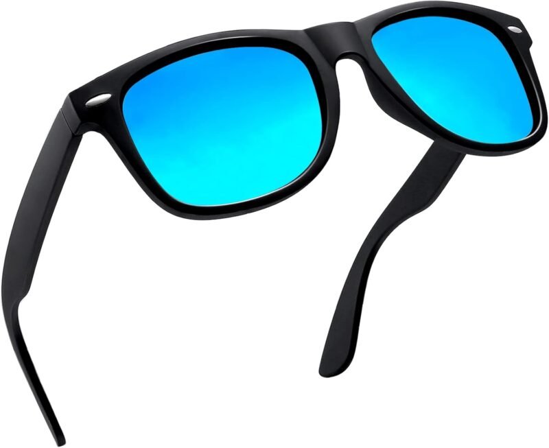 CEREMONYT Sunglasses Browline Square Sunglasses Polarized UV Protection Trendy Designer Sun Glasses Men Women