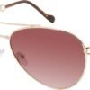 CEREMONYT Sunglasses Women’s Metal  Pilot Sunglasses with 100% Uv Protection. Glam Gifts for Her, 62 Mm
