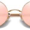 CEREMONYT Sunglasses Round  Small Round Sunglasses Polarized for Men Women Retro Vintage Circle Hippie Sun Glasses UV400