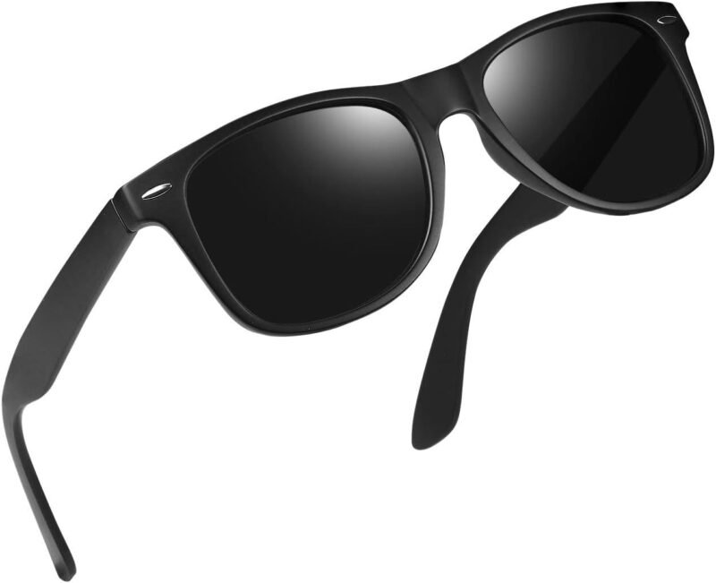 CEREMONYT Sunglasses Browline Square Sunglasses Polarized UV Protection Trendy Designer Sun Glasses Men Women