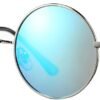 CEREMONYT Sunglasses Round Circle Lennon Glasses Retro Round Polarized Sunglasses Hippie Style Small Circle Sun Glasses