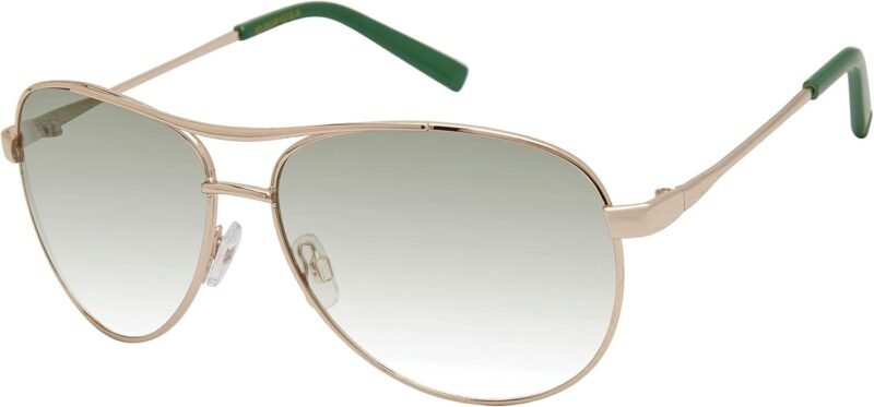 CEREMONYT Sunglasses Women’s J106 Iconic Metal  Pilot Sunglasses with Uv400 Protection. Glam Gifts for Her, 60 Mm