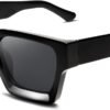 CEREMONYT Sunglasses Square  Thick Square Sunglasses for Men Women Retro Chunky Rectangle Shades UV400 Protection VL9731