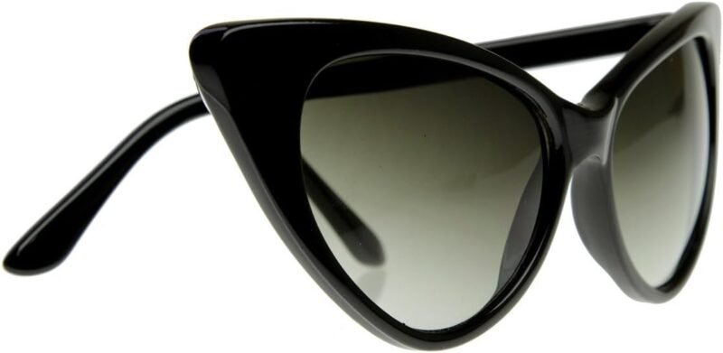CEREMONYT Sunglasses Cat Eye  Super Cateyes Vintage Inspired Fashion Mod Chic High Pointed Cat-Eye Sunglasses