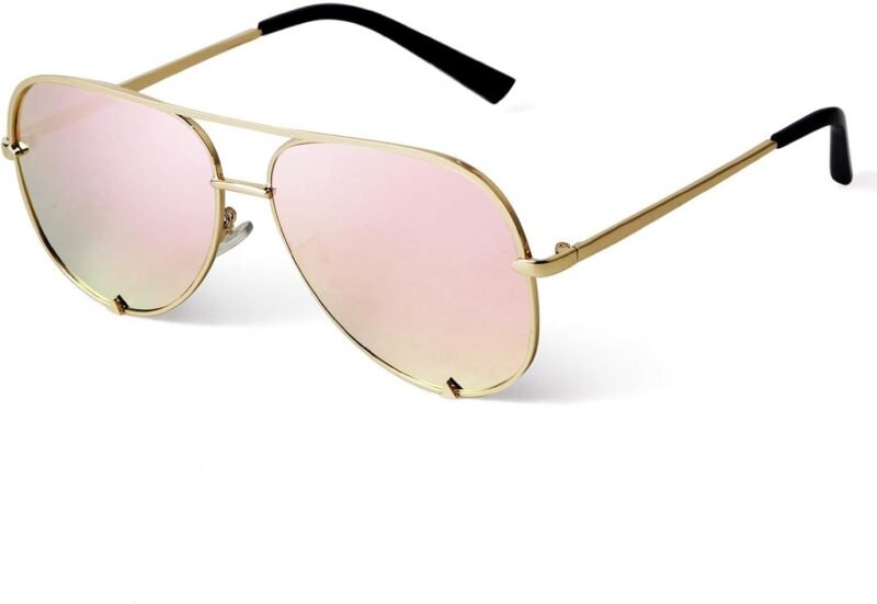 CEREMONYT Sunglasses Oversized  Sunglasses for Women Men Trendy Retro Bulk Shade Black Faded Sun Glasses Classic UV Protection