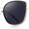 CEREMONYT Sunglasses Cat Eye Polarized Sunglasses for Women Ladies Brand Trending Sun glasses UV400