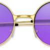CEREMONYT Sunglasses Round 1-3 Pairs Hippie Sunglasses 70s Round Hippie Glasses Party Decoration Sunglasses for Women with Colored Glasses Cloth