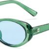 51Qgh5JIQfL._AC_SL1500 CEREMONYT Sunglasses Oval Sunglasses for Women Men Fashion Small Oval Sunglasses 90s Vintage Shades