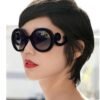 CEREMONYT Sunglasses Round  Sunglasses Women Lennon Glasses Vintage Glasses Woman Ladies Retro Designer Shades for Women