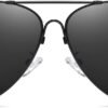 CEREMONYT Sunglasses for Men Polarized UV Protection Trendy Metal Pilot Sunglasses for Driving Hiking Travel