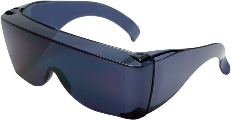 CEREMONYT Sunglasses Wraparound  Fit Over Safety Glasses Fitover Prescription Eyewear Smoke Grey Men Women Wraparound Tinted Anti Scratch Glare