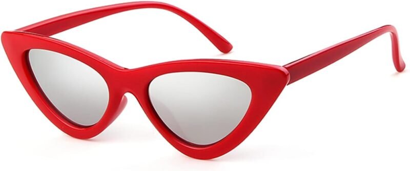 51WrjucFnJL._AC_SL1500 CEREMONYT Sunglasses Cat Eye Vintage Cat Eye Sunglasses for Women Trendy Narrow Cateye Frame Sun Glasses