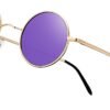 CEREMONYT Sunglasses Round Vintage Small Round Polarized Hippie Sunglasses for Men Women Circle Sun Glasses NP1002