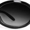 CEREMONYT Sunglasses Oversized Oval Fashion Sunglasses for Women Men Wrap Around Classic Oval Black Sun Glasses Ladies Shades