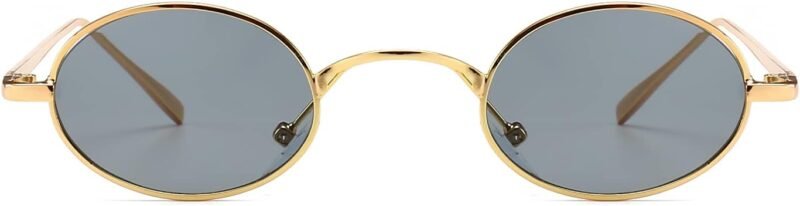 51ZBr7sSM7S._AC_SL1500 CEREMONYT Sunglasses Oval Vintage Small Round Sunglasses OvalSlender Metal Frame Candy Colors B2422