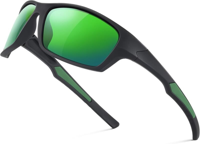 51a2IlmA-pL._AC_SL1500 CEREMONYT Sunglasses Wraparound Sports Polarized Sunglasses for Men – Wrap Around Sunglasses for Mens Womens Cycling Running UV Protection