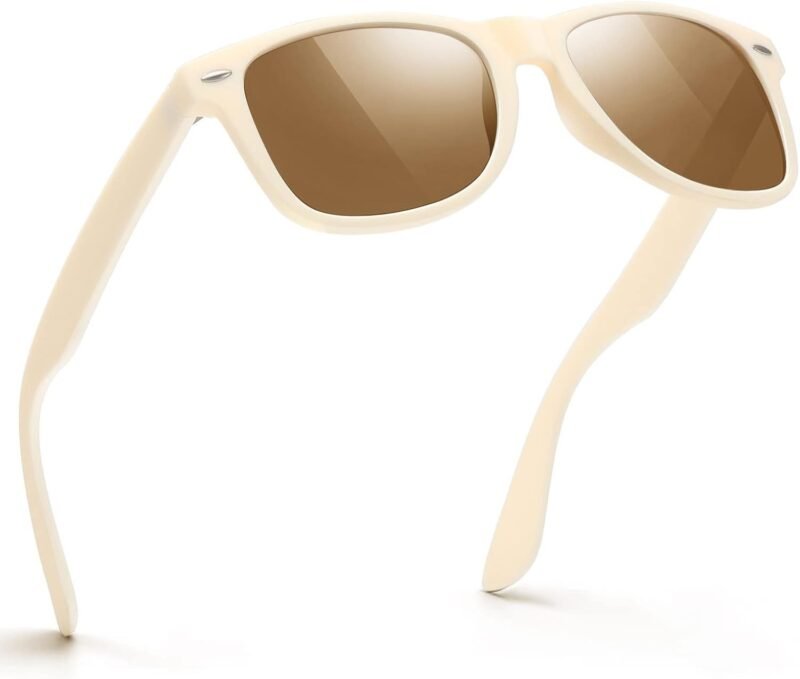 CEREMONYT Sunglasses WayfarerMen Polarized Sunglasses Wayfarerfor Mens and Womens,Black Retro Sun Glasses Driving Fishing UV Protection