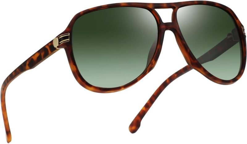 51awp-Ml0xL._AC_SL1500 CEREMONYT Sunglasses Polarized Sunglasses for Men Women,Double Bridge Square Sport Sun Glasses Pilot Shades UV Protection