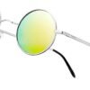 CEREMONYT Sunglasses Round Vintage Small Round Polarized Hippie Sunglasses for Men Women Circle Sun Glasses NP1002