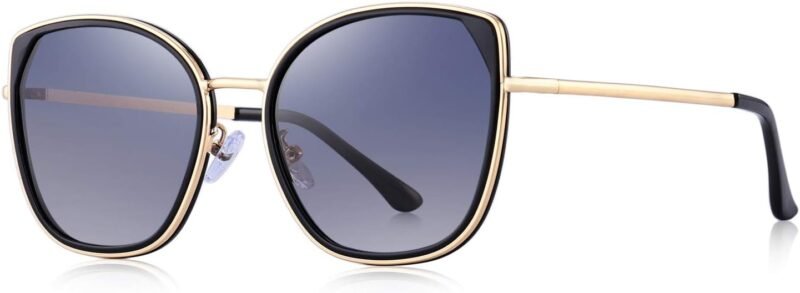 CEREMONYT Sunglasses Cat Eye Polarized Sunglasses for Women Ladies Brand Trending Sun glasses UV400