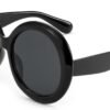 CEREMONYT Sunglasses Round Retro Oversized Round Sunglasses Women & Men, 70s 80s Fashion Trendy Big Shades K7155