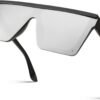 CEREMONYT Sunglasses Square  Oversized Sunglasses Mens Womens Flat Top Square Trendy Visor Shades UV400 B2470