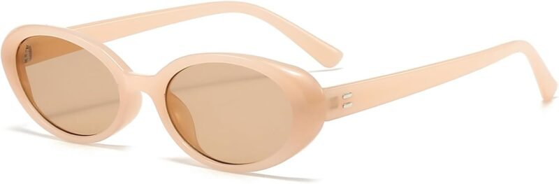 51kO4f1_EbL._AC_SL1500 CEREMONYT Sunglasses Oval Sunglasses for Women Men Fashion Small Oval Sunglasses 90s Vintage Shades