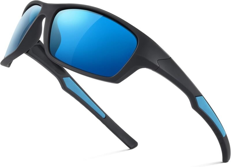 51kmG6IU8ZL._AC_SL1500 CEREMONYT Sunglasses Wraparound Sports Polarized Sunglasses for Men – Wrap Around Sunglasses for Mens Womens Cycling Running UV Protection