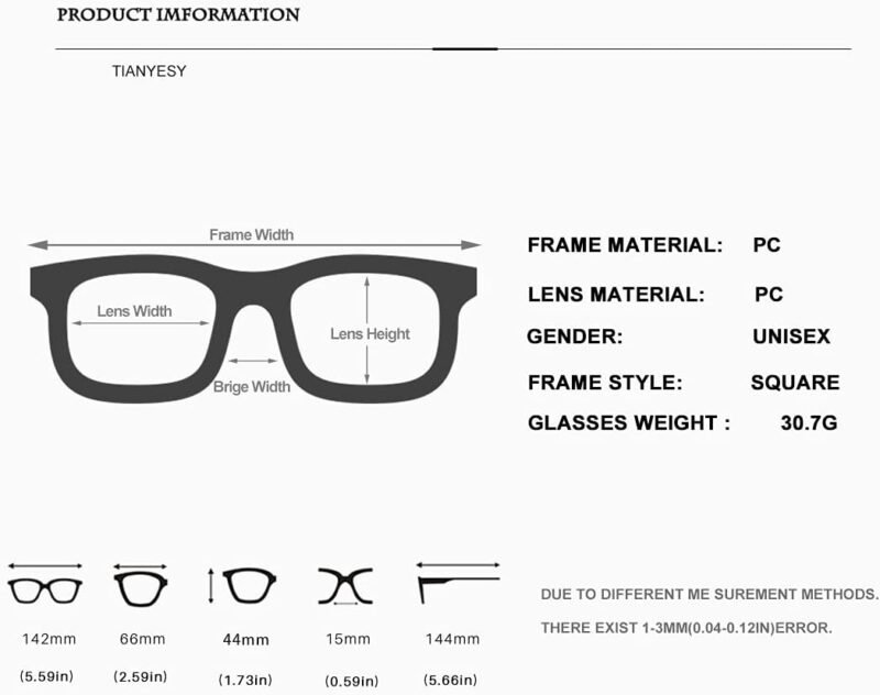 CEREMONYT Sunglasses Square Sunglasses For Women Minimalist Classic Design Fashion UV400 Square Sun Glasses Unisex TY2984